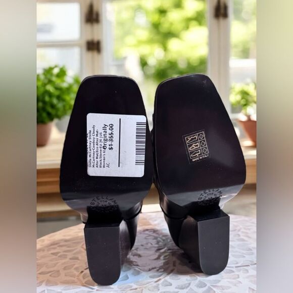 Stella McCartney $1355 Cloudy Alter Heel 85mm embroidery cowboy Western Boots - Picture 10 of 16